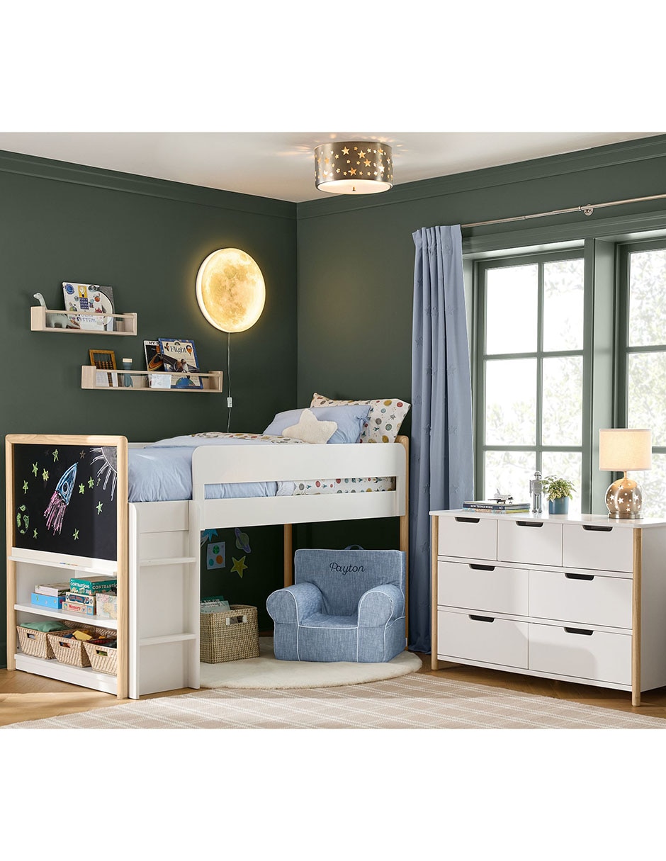 Cama Avery de madera individual