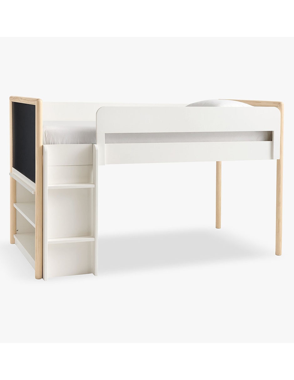 Cama Avery de madera individual 7