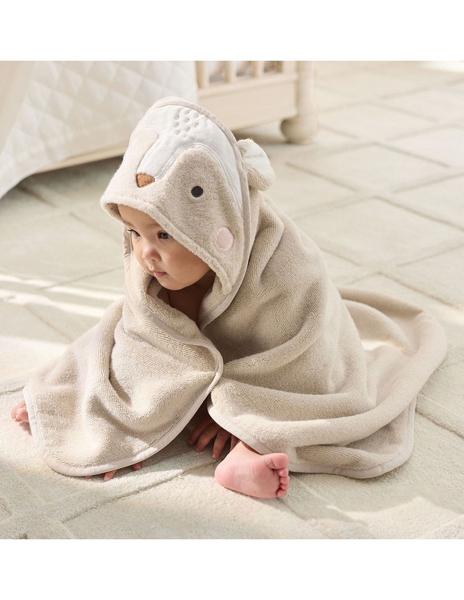 Set de toalla con gorro Super Soft de algodón turco bebé 2
