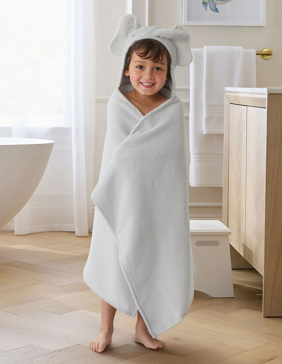 Toalla con gorro Super Soft de algodón turco infantil 2