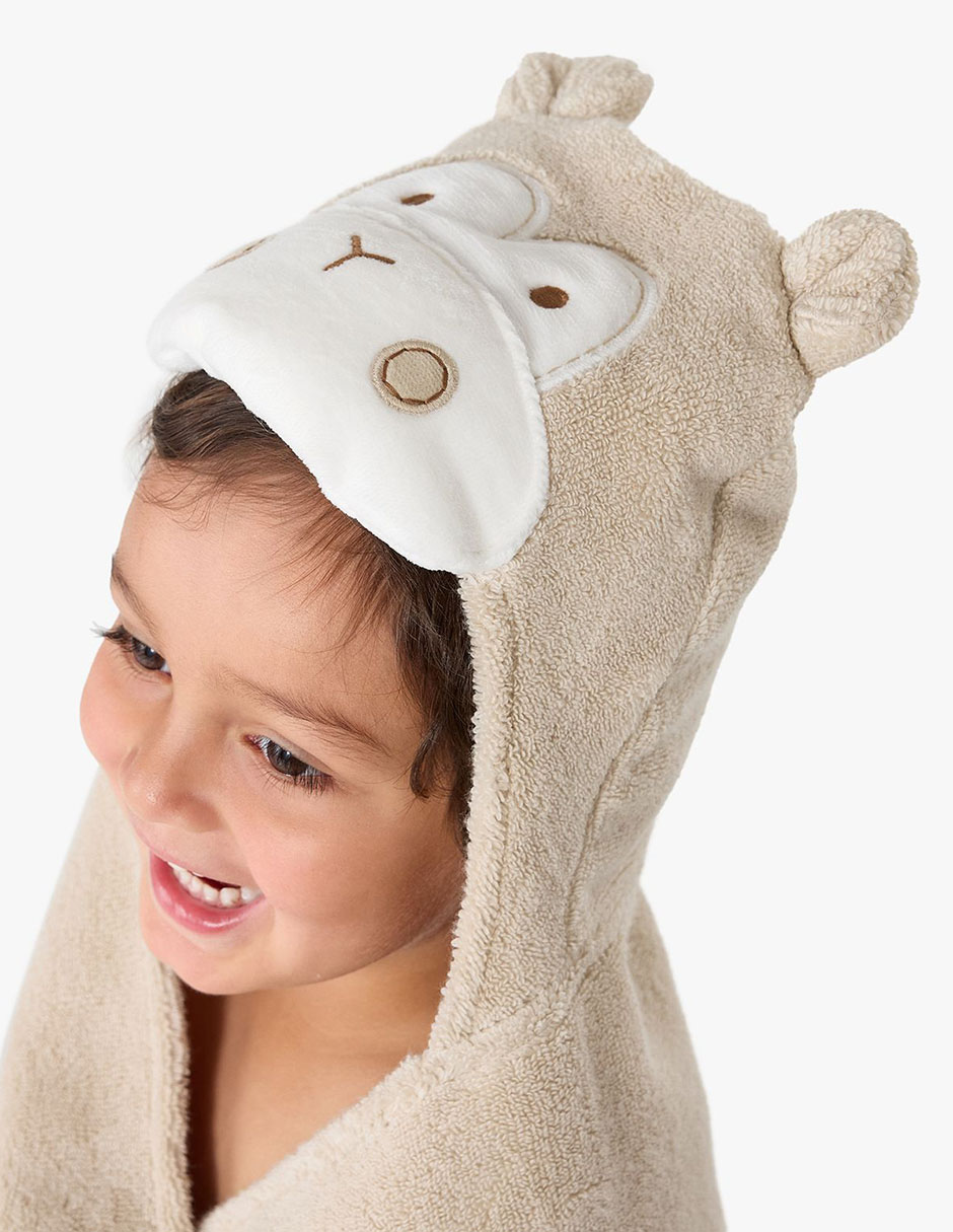 Toalla con gorro Super Soft de algodón infantil 4
