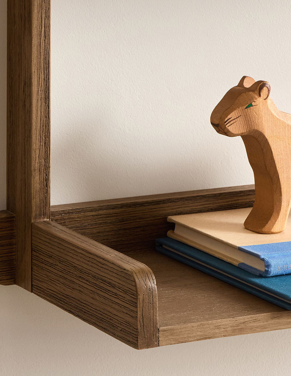 Repisa Aged Oak de madera 2