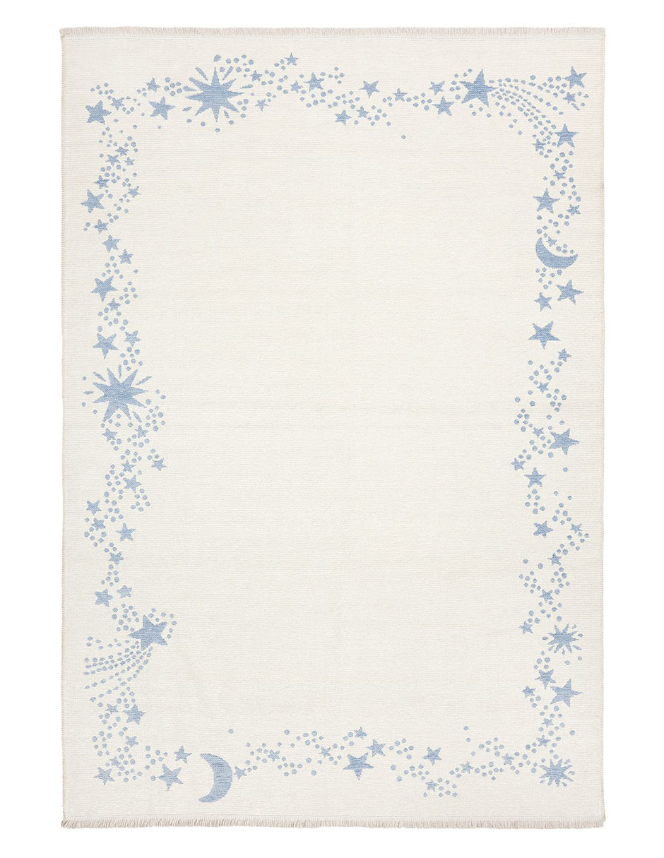 Tapete para áreas multiples Celestial Border Reversible Washable Rug