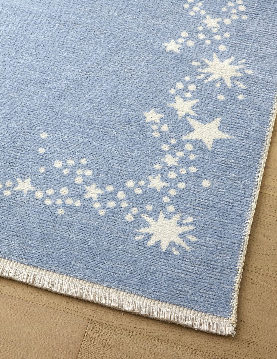 Tapete para áreas multiples Celestial Border Reversible Washable Rug