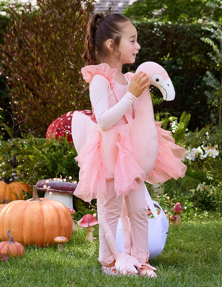Disfraz Flamingo de Flamenco para niña 3
