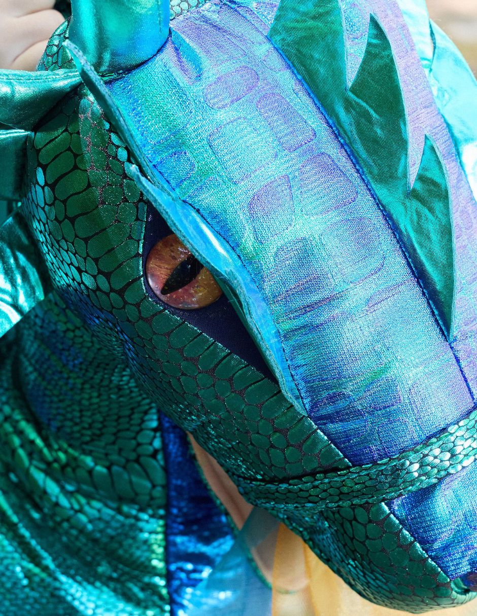 Disfraz Green Dragon Ride On de Dragón 3