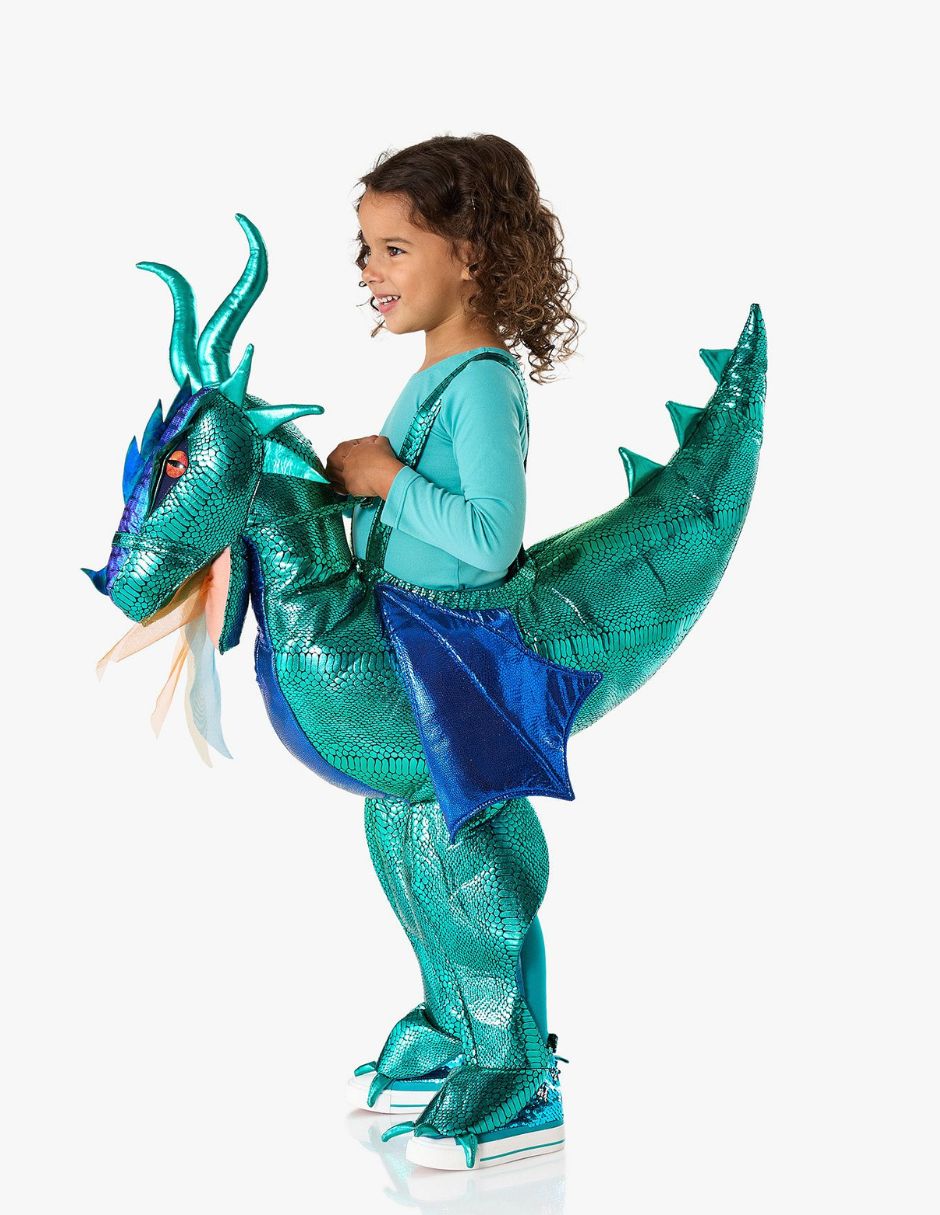 Disfraz Green Dragon Ride On de Dragón 2