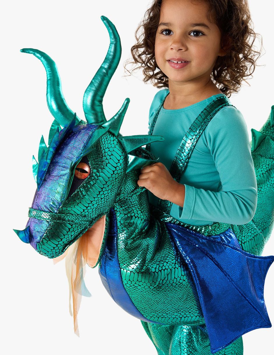 Disfraz Green Dragon Ride On de Dragón 6