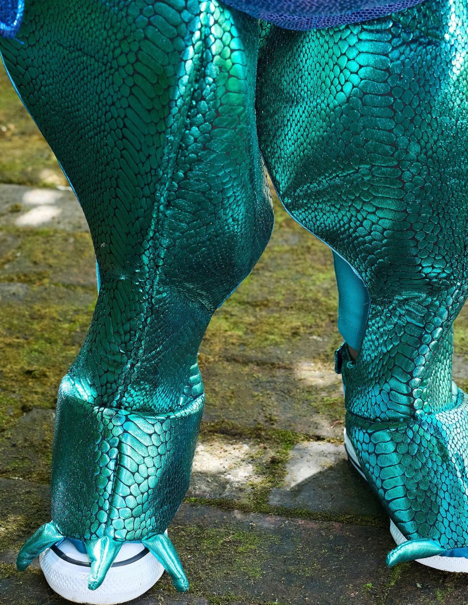 Disfraz Green Dragon Ride On de Dragón 4
