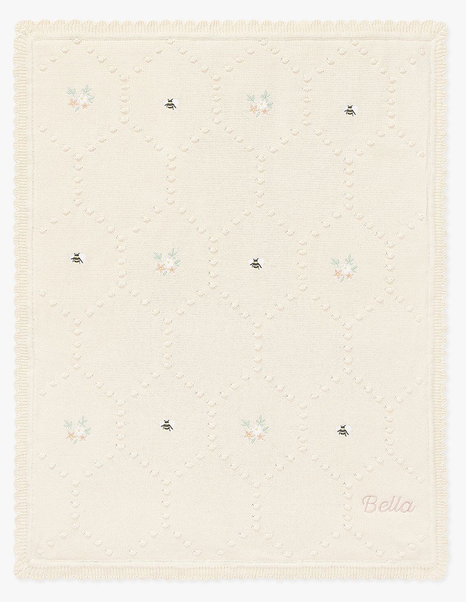 Cobija de tejido punto Bella Bee unisex 1