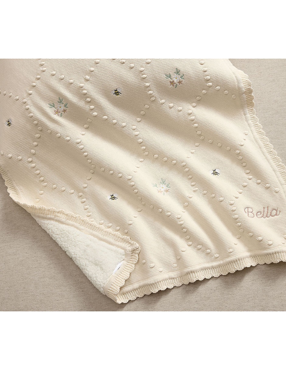 Cobija de tejido punto Bella Bee unisex 2