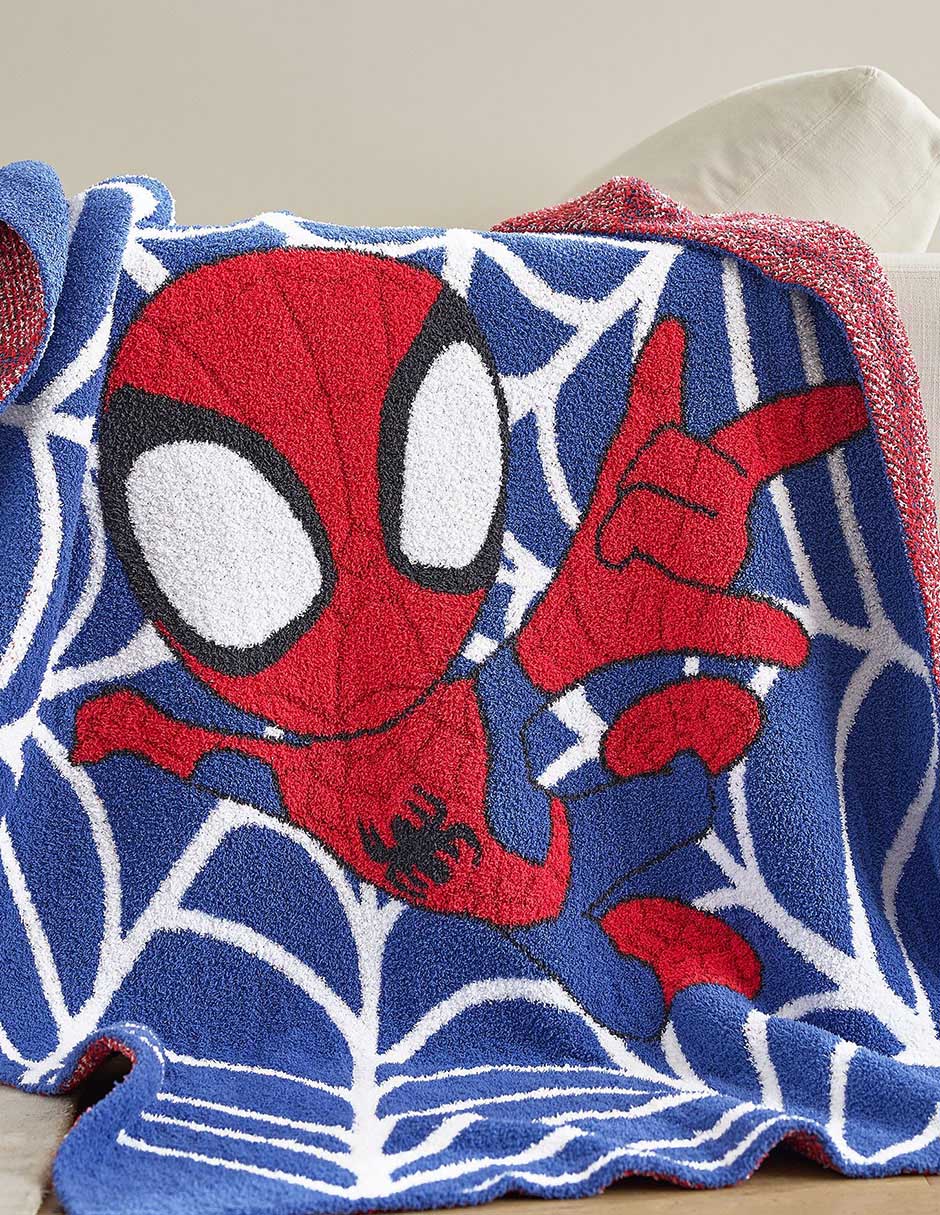 Frazada de tejido punto Spidey and His Amazing Friends unisex
