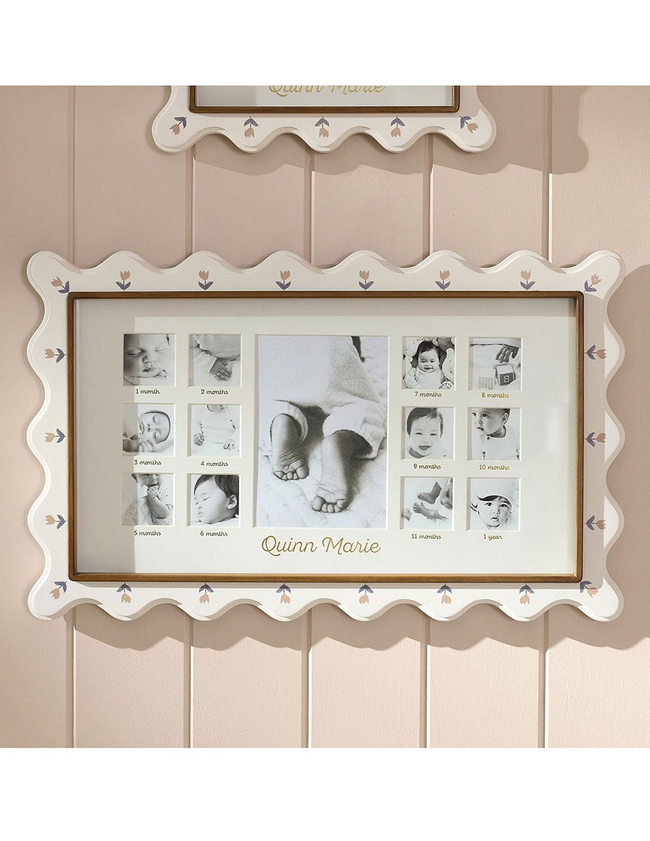 Portarretrato Rylee Cru Frames de madera para 13 fotos