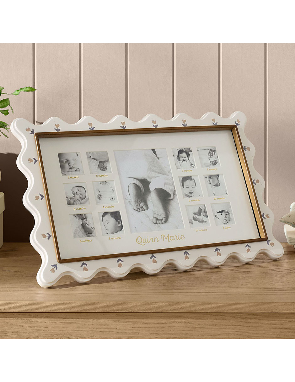 Portarretrato Rylee Cru Frames de madera para 13 fotos