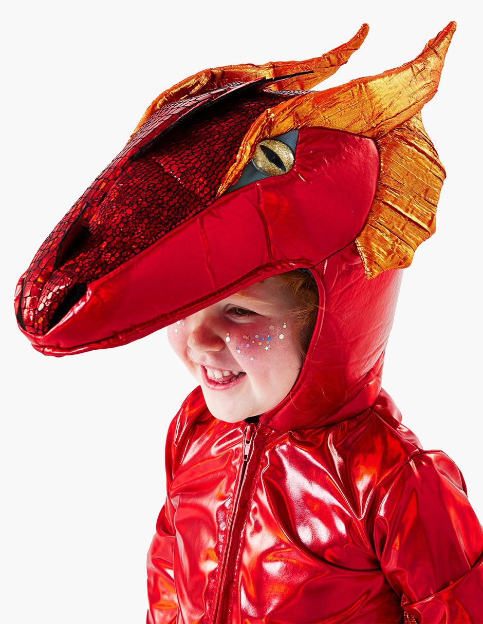 Disfraz Red Metallic de Dragón unisex 7