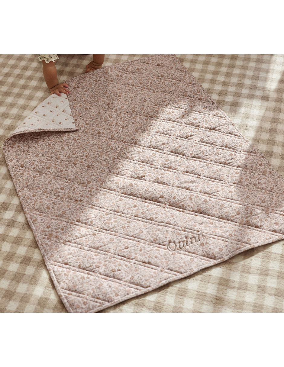 Cobija de tejido plano Rylee + Cru Wildflower 3