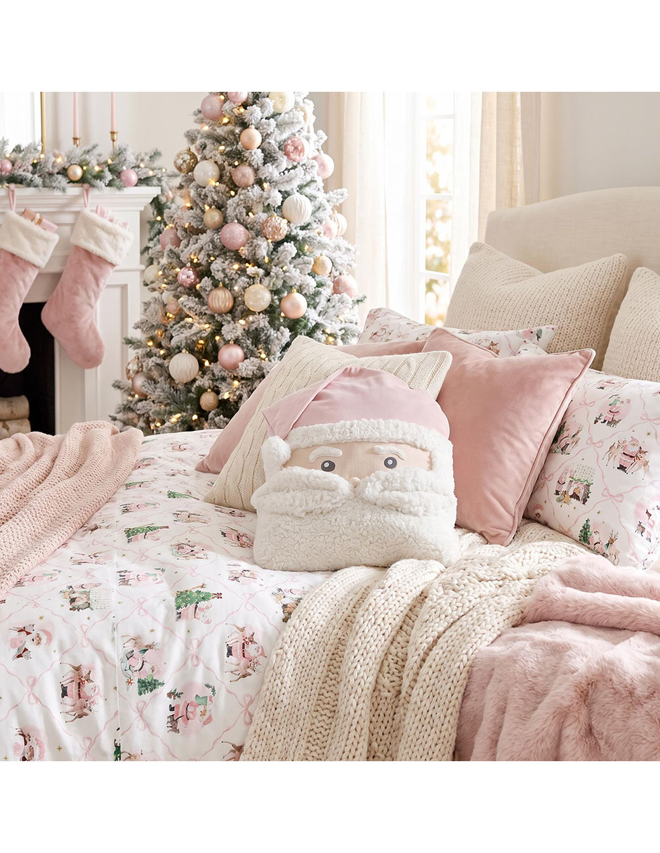Cojín decorativo Blush Santa Claus