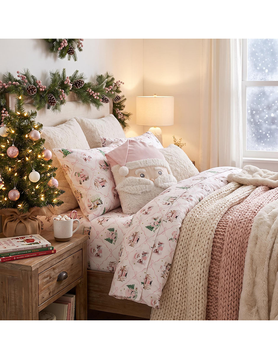 Cojín decorativo Blush Santa Claus