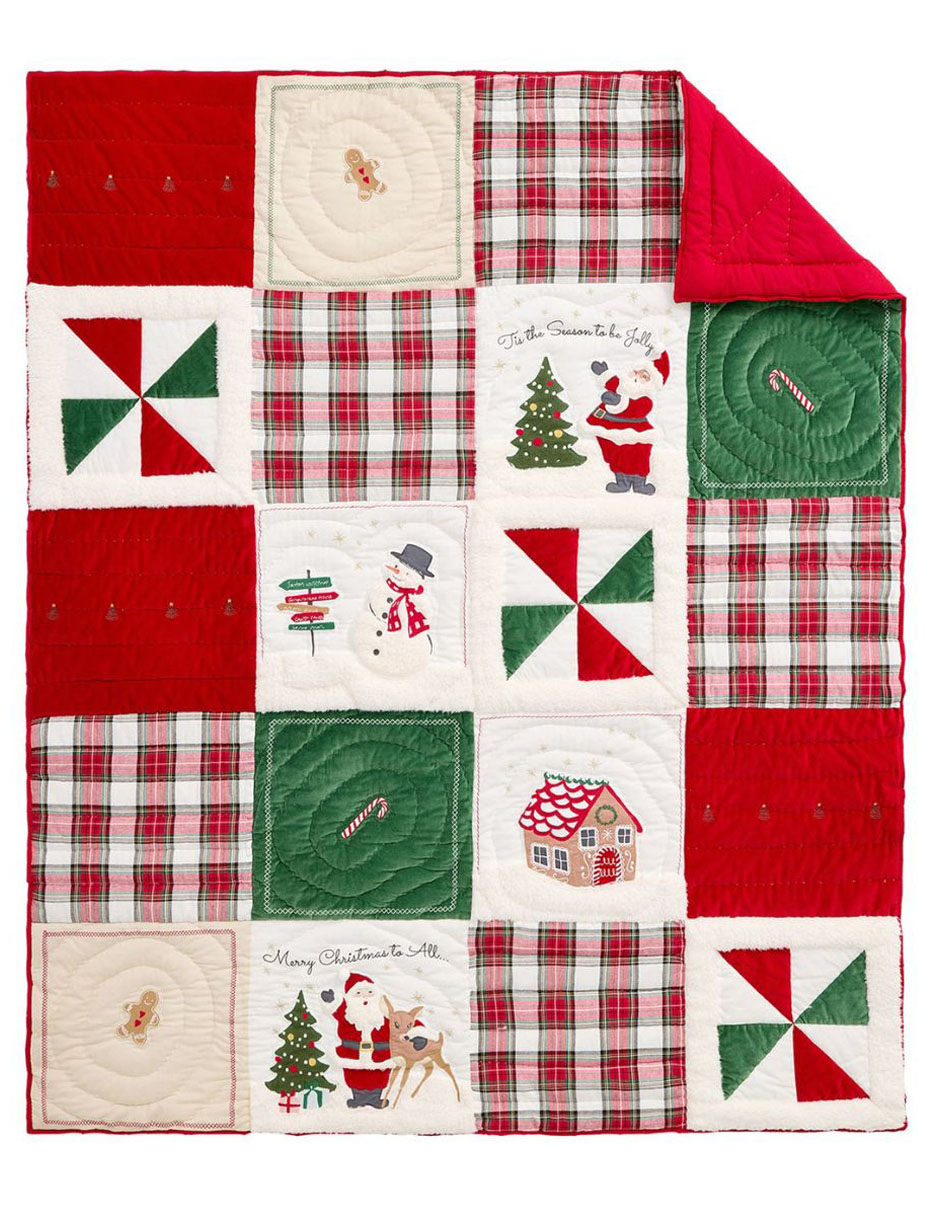 Colcha holly jolly