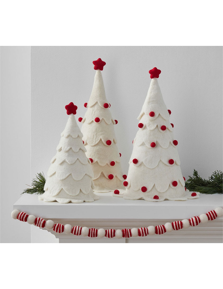 Set de ornamentos árbol navidad Scalloped 1