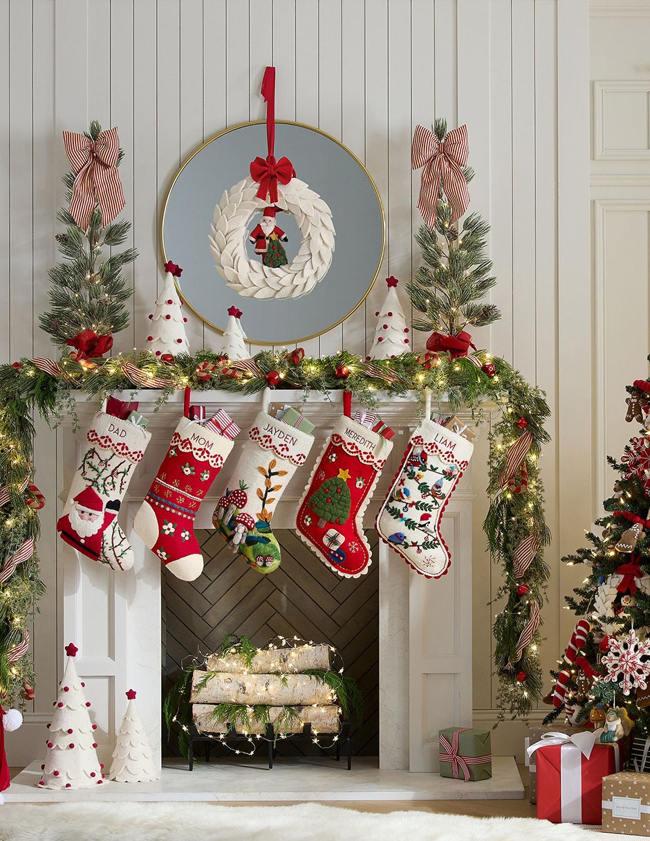 Set de ornamentos árbol navidad Scalloped Set de ornamentos árbol navidad Scalloped