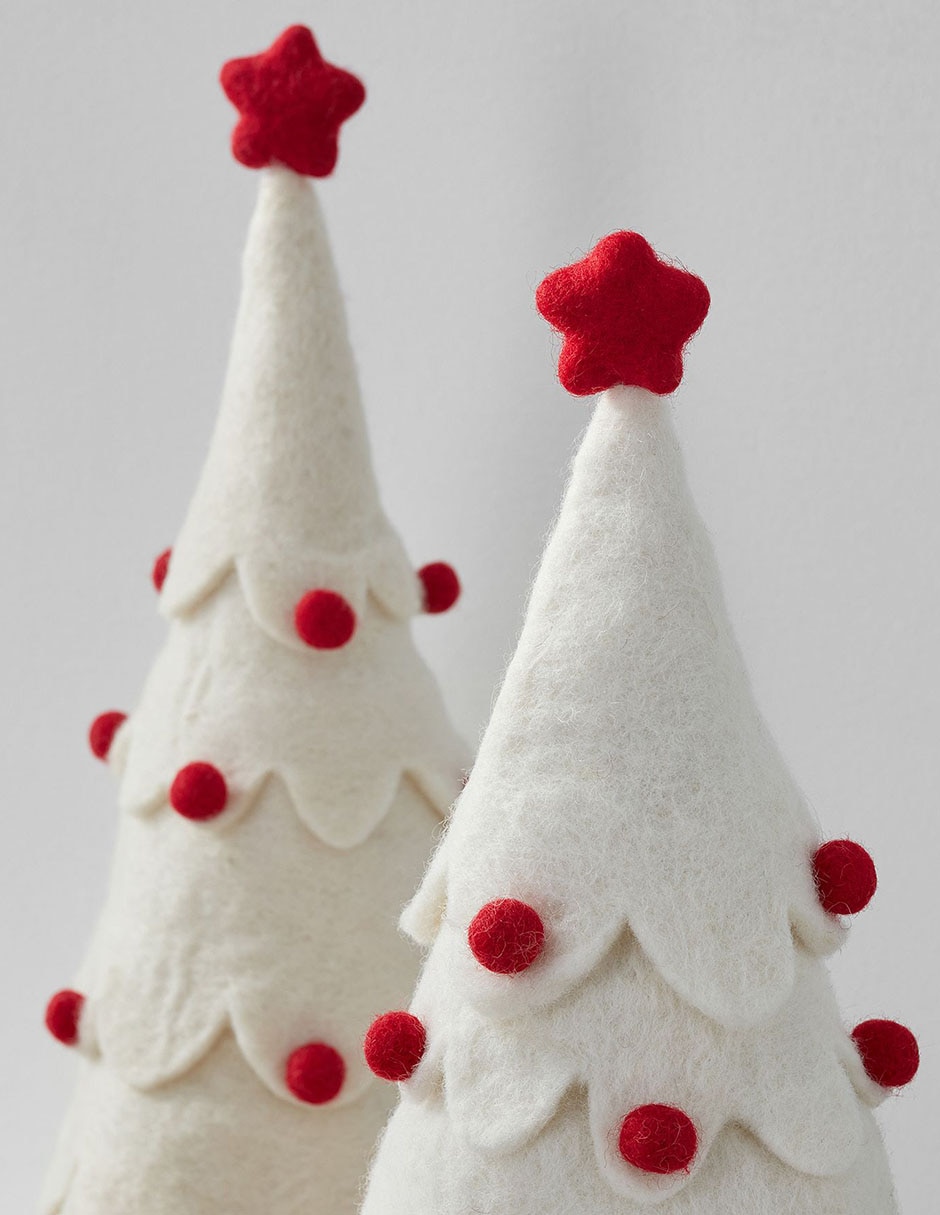 Set de ornamentos árbol navidad Scalloped 3
