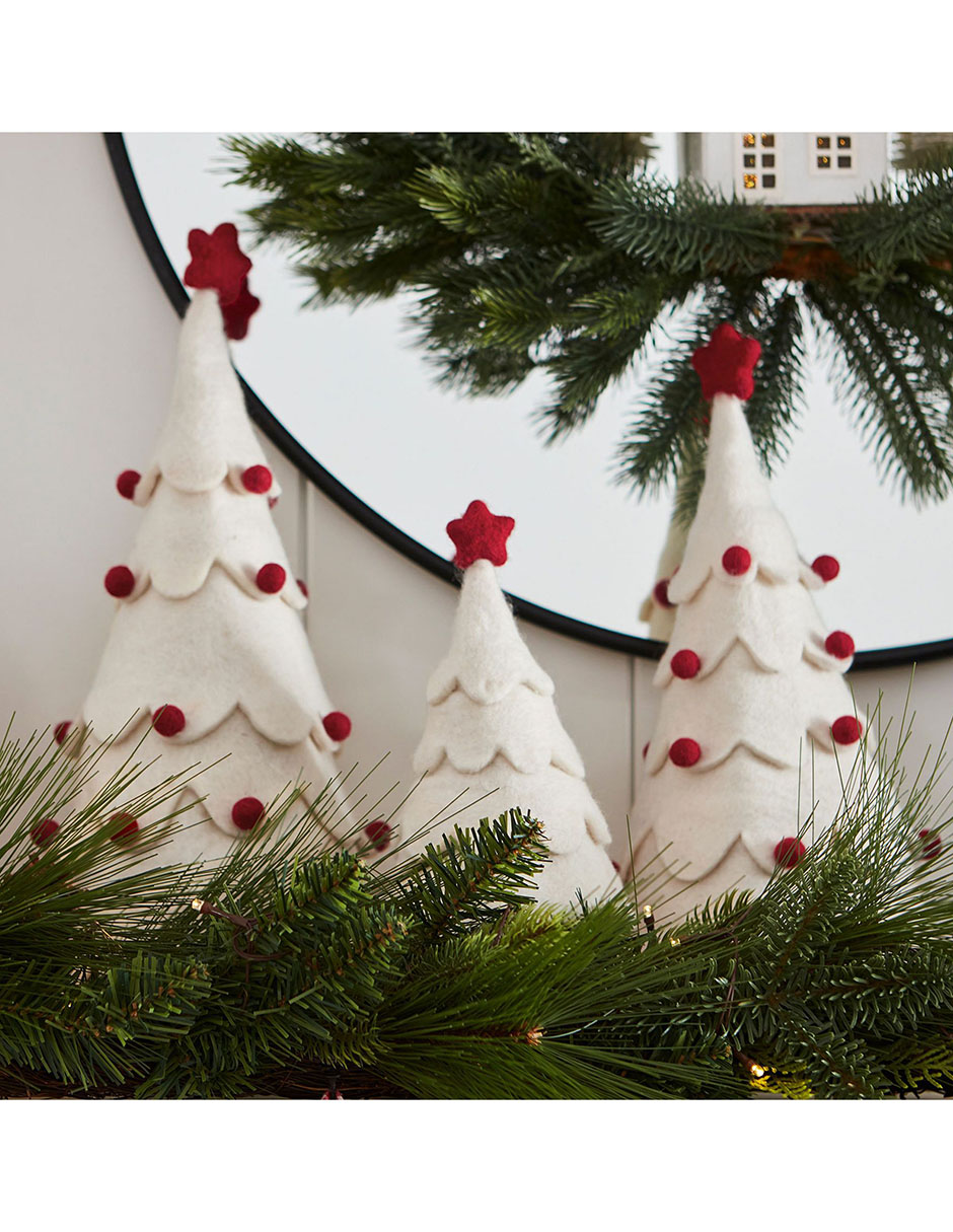 Set de ornamentos árbol navidad Scalloped 4