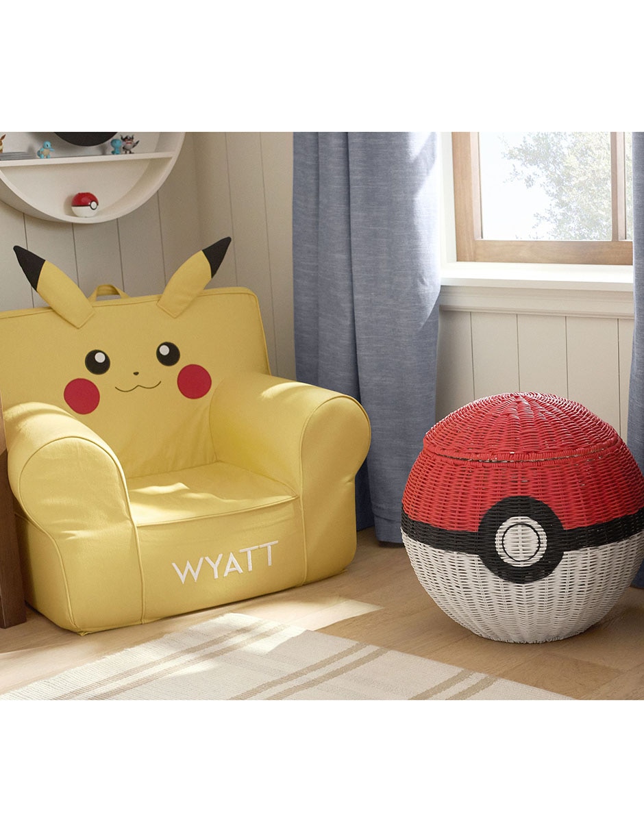 Cesto de almacenamiento Pokémon de ratán