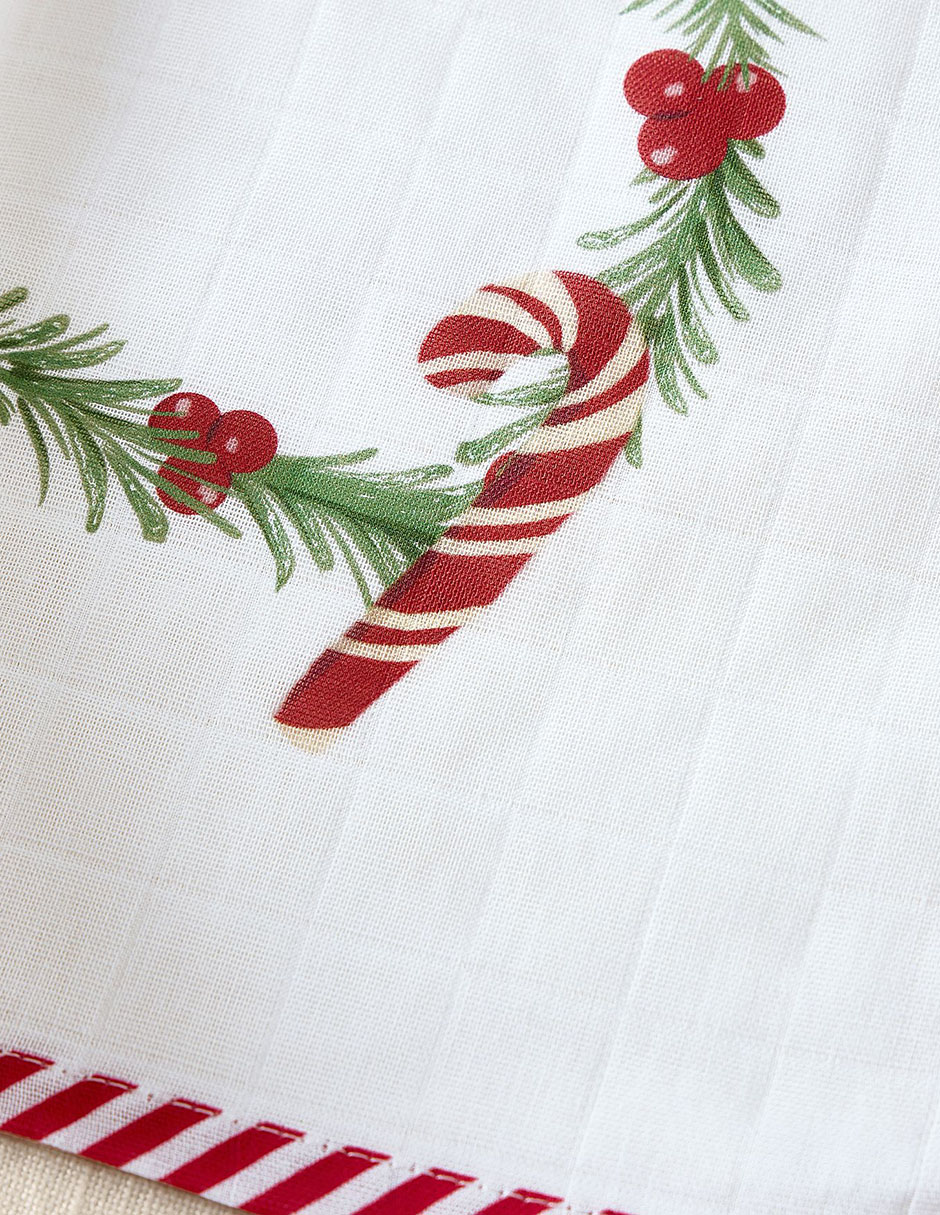 Set de muselinas de tejido plano my first christmas 3 piezas 4