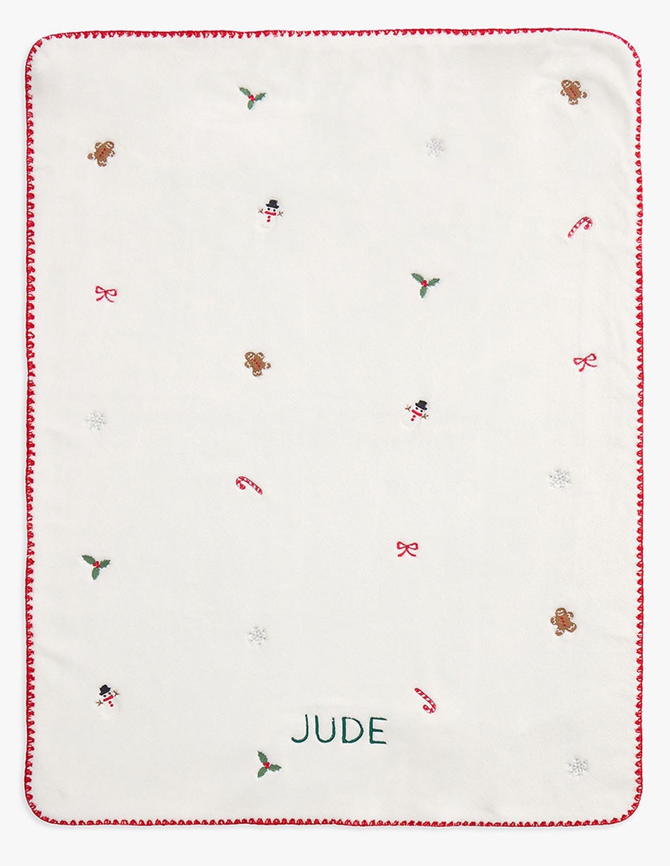 Cobija de tejido de punto tiny holiday wishes