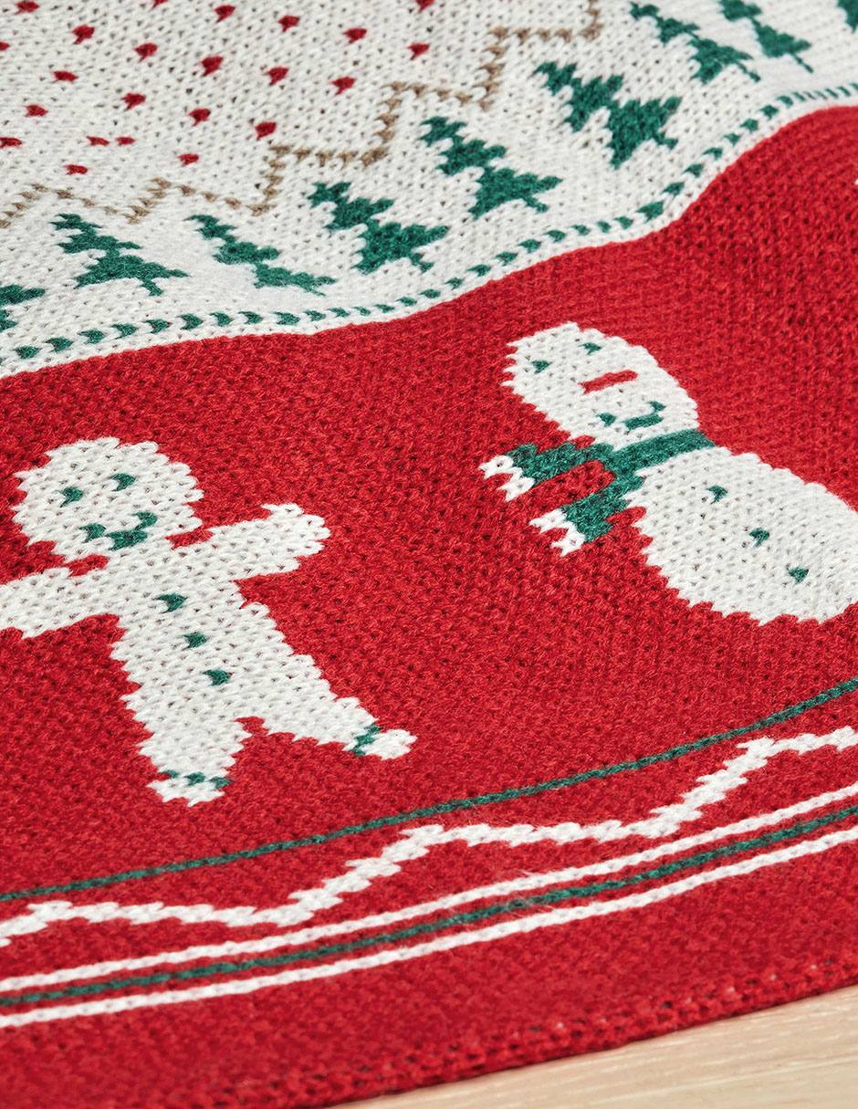 Pie de árbol Fair Isle