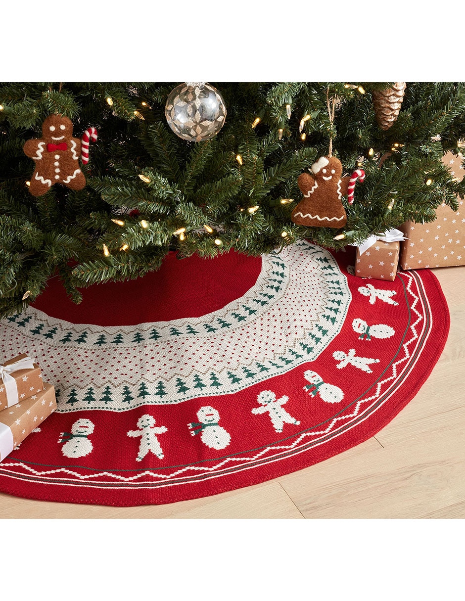Pie de árbol Fair Isle