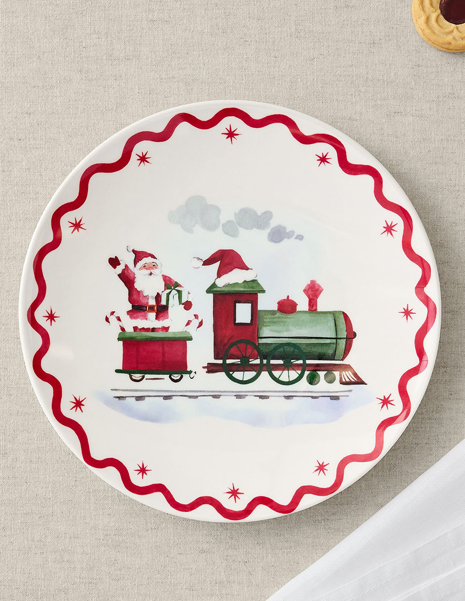Plato Classic Christmas de melamina