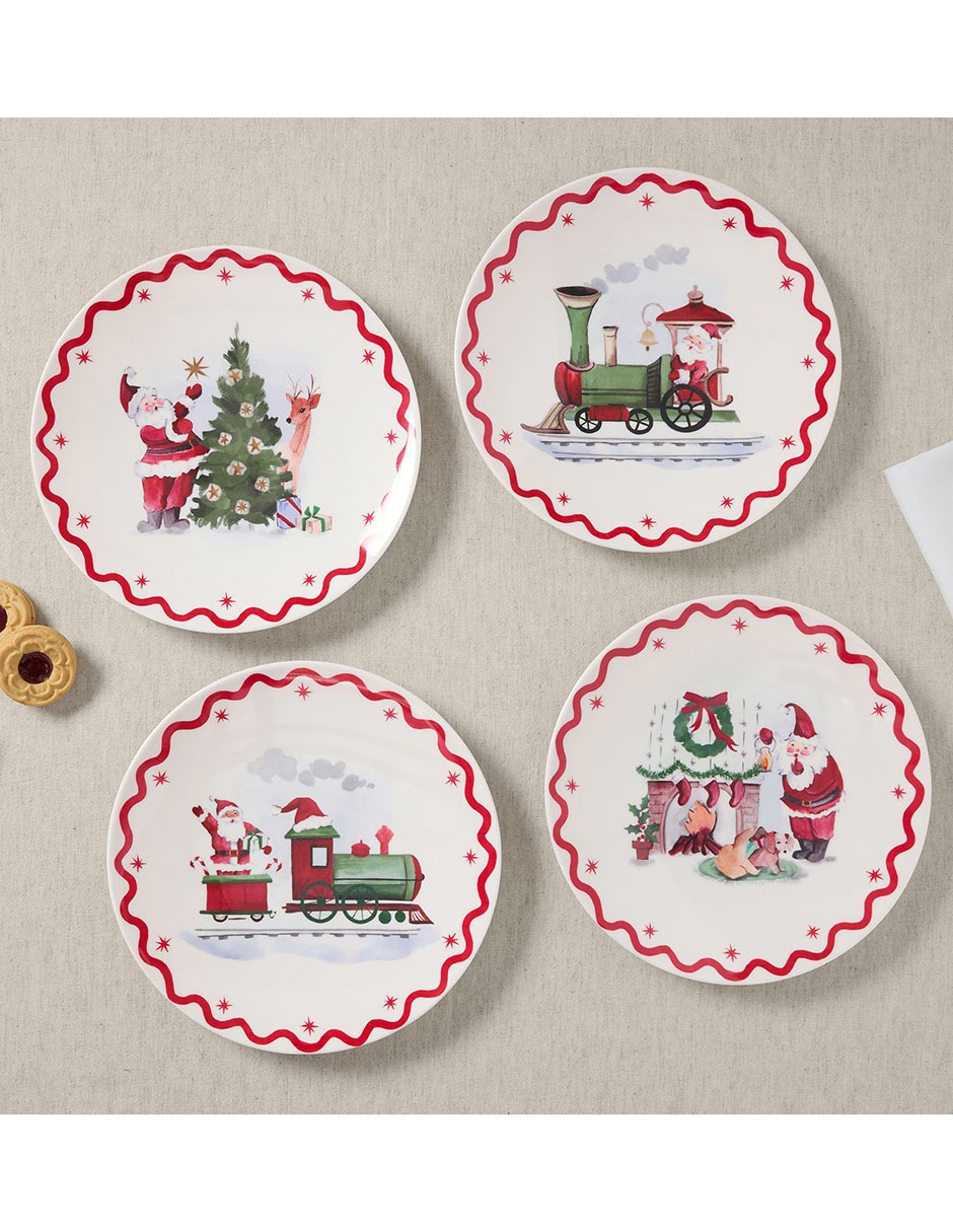 Plato Classic Christmas de melamina