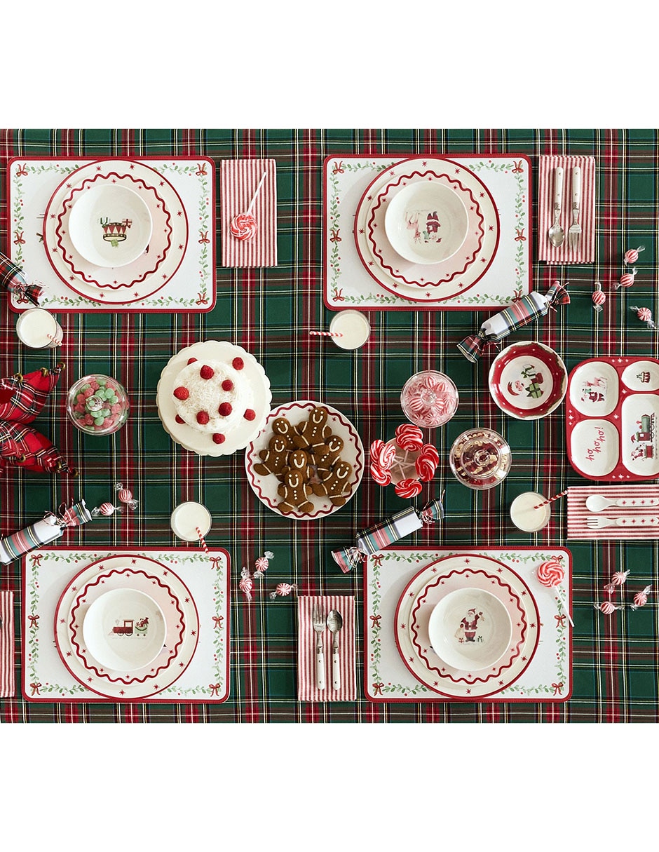 Plato Classic Christmas de melamina