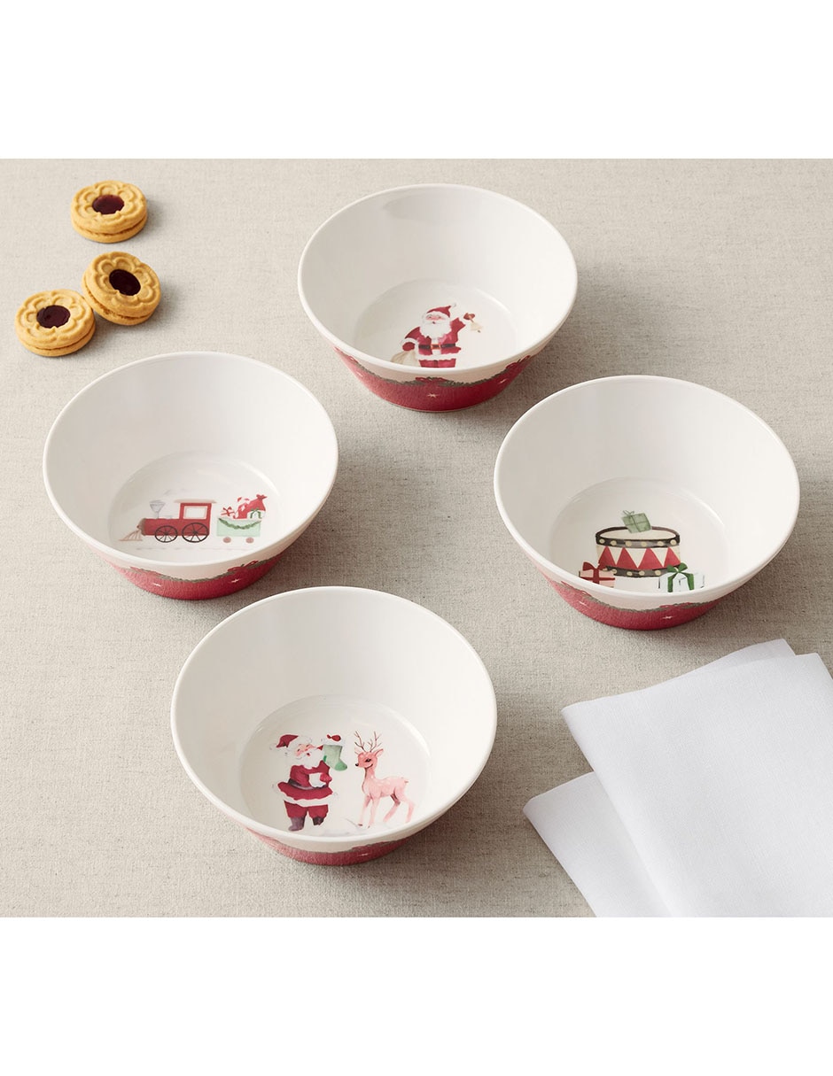 Bowl classic christmas de melamine