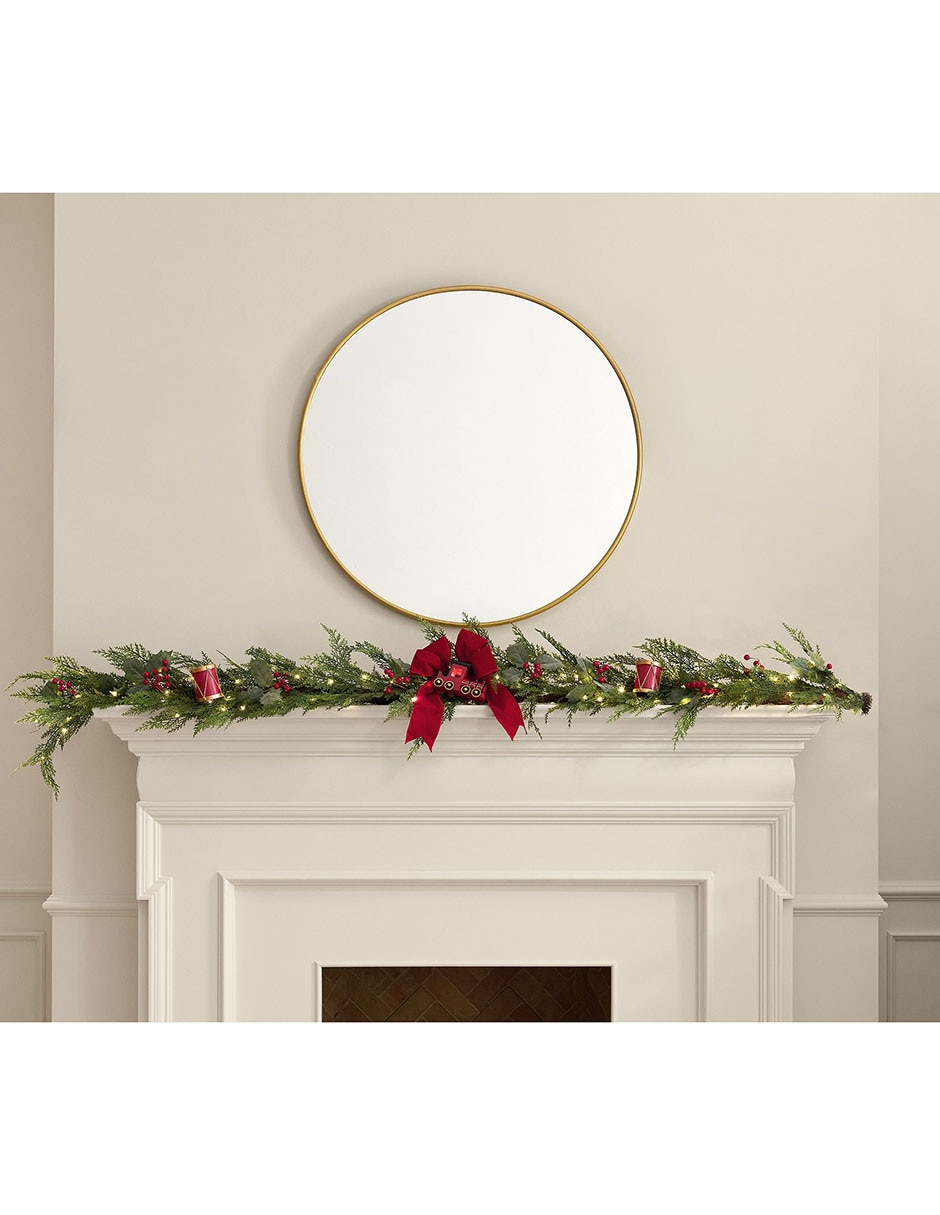 Guirnalda de berries train lit faux greenery 182.8 cm 2