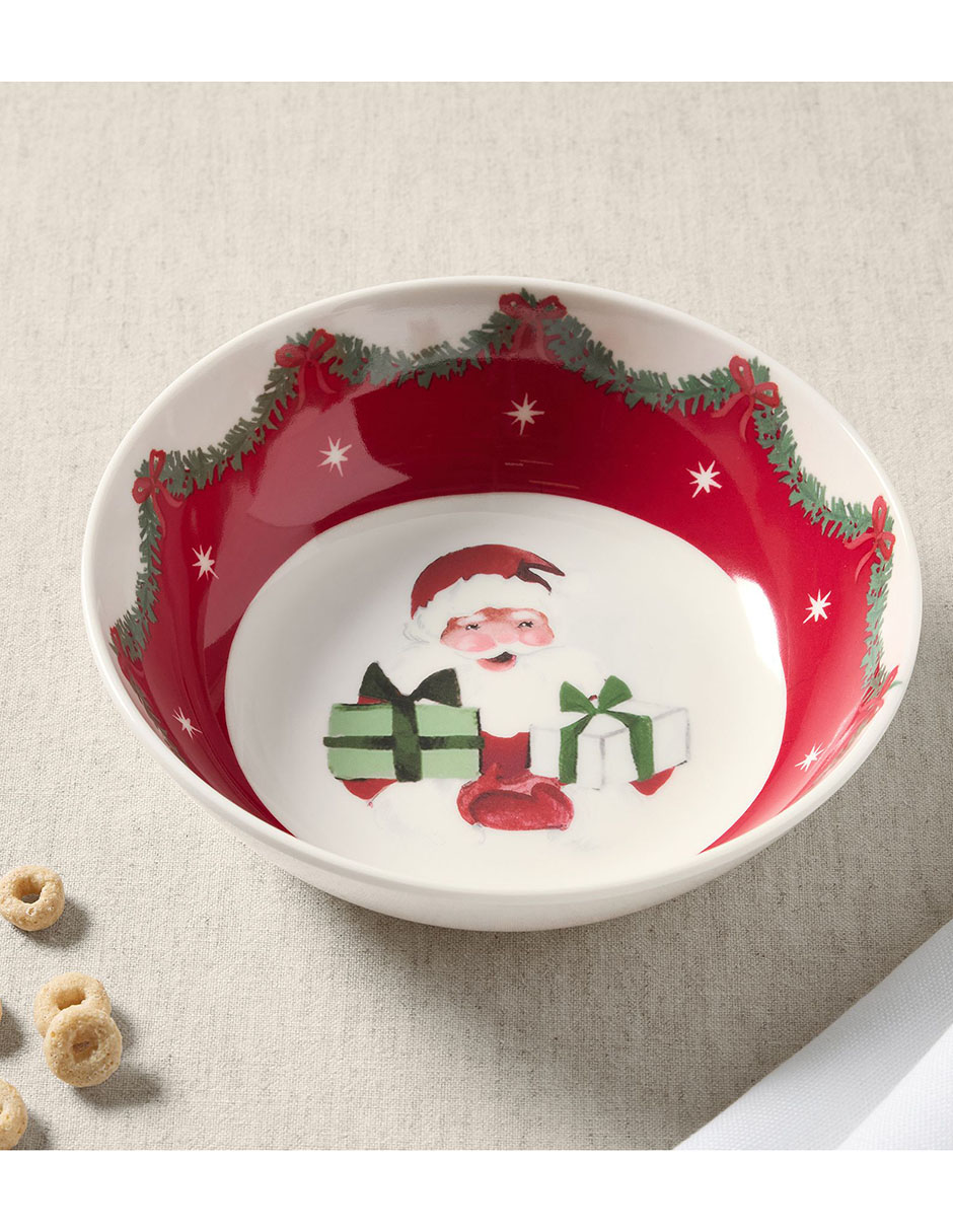 Set alimentación navideño Preppy Christmas de melamina 3 piezas 2