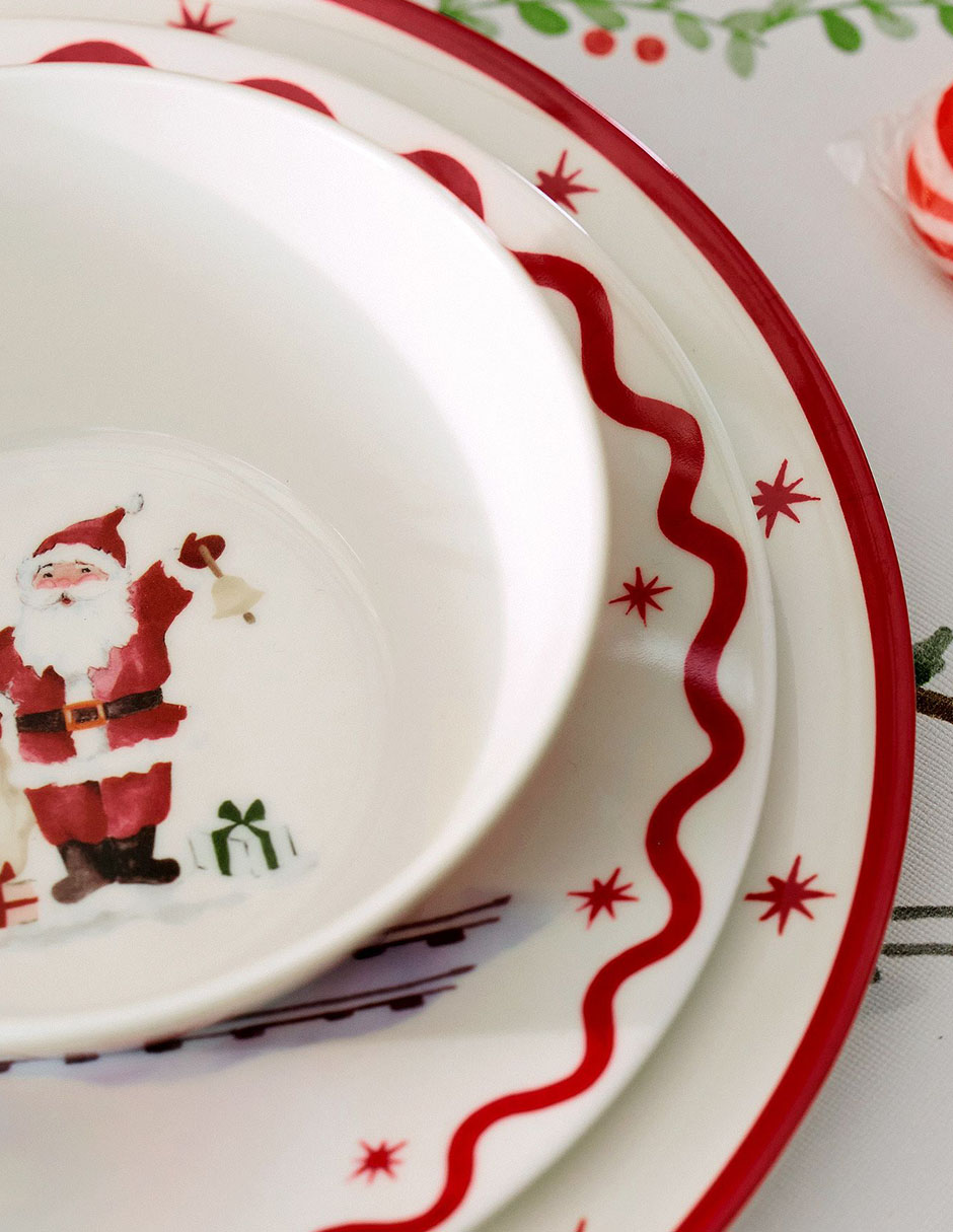 Bowl Classic Christmas de melamina