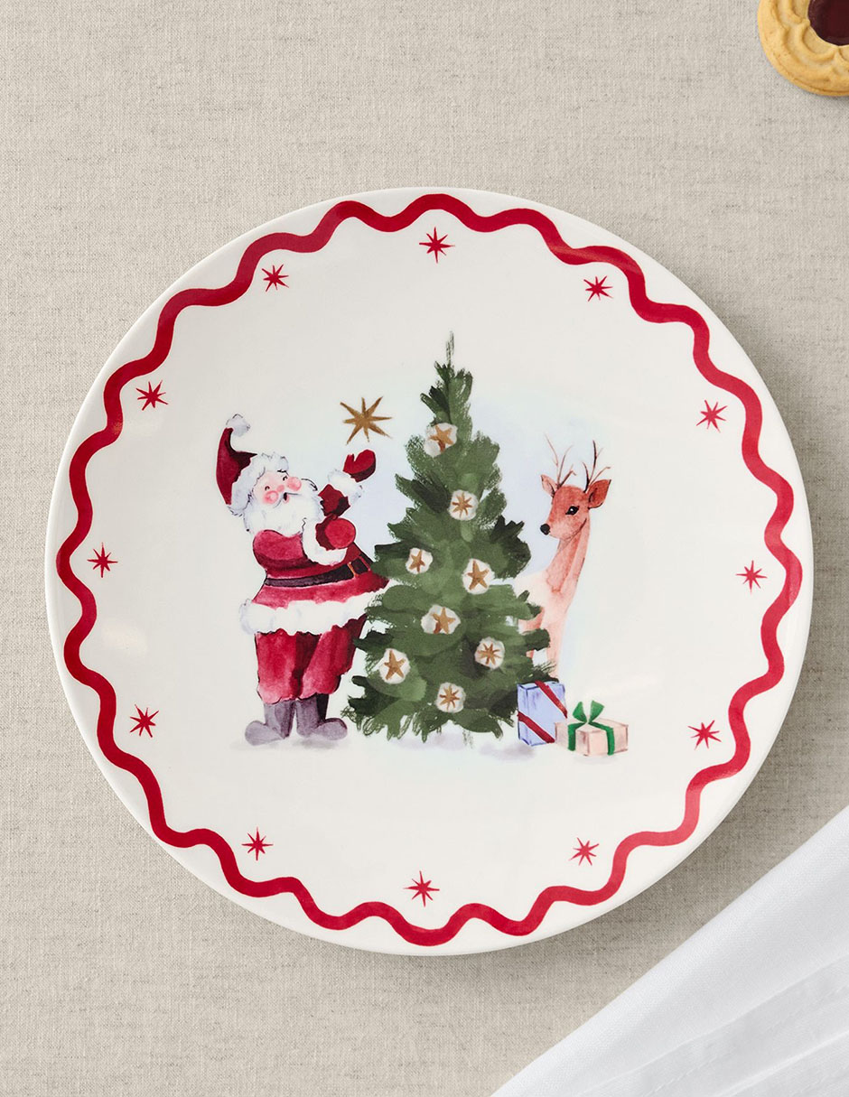 Plato Classic Christmas de melamina