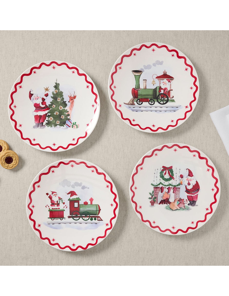 Plato Classic Christmas de melamina