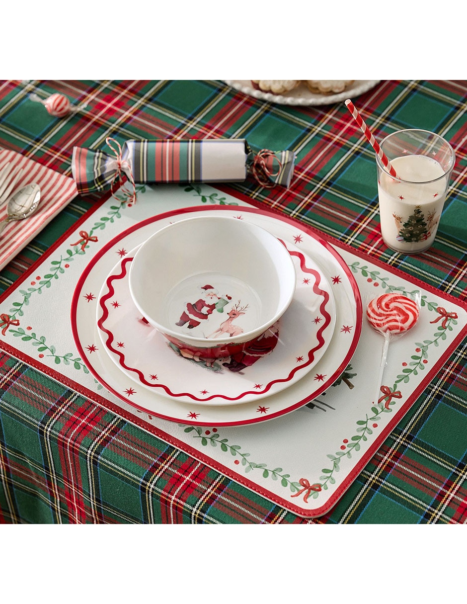 Plato Classic Christmas de melamina