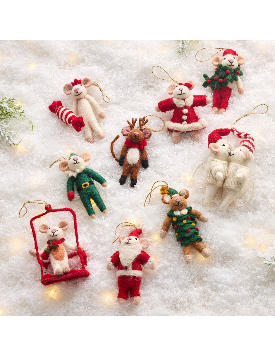 Set de ornamentos ratón