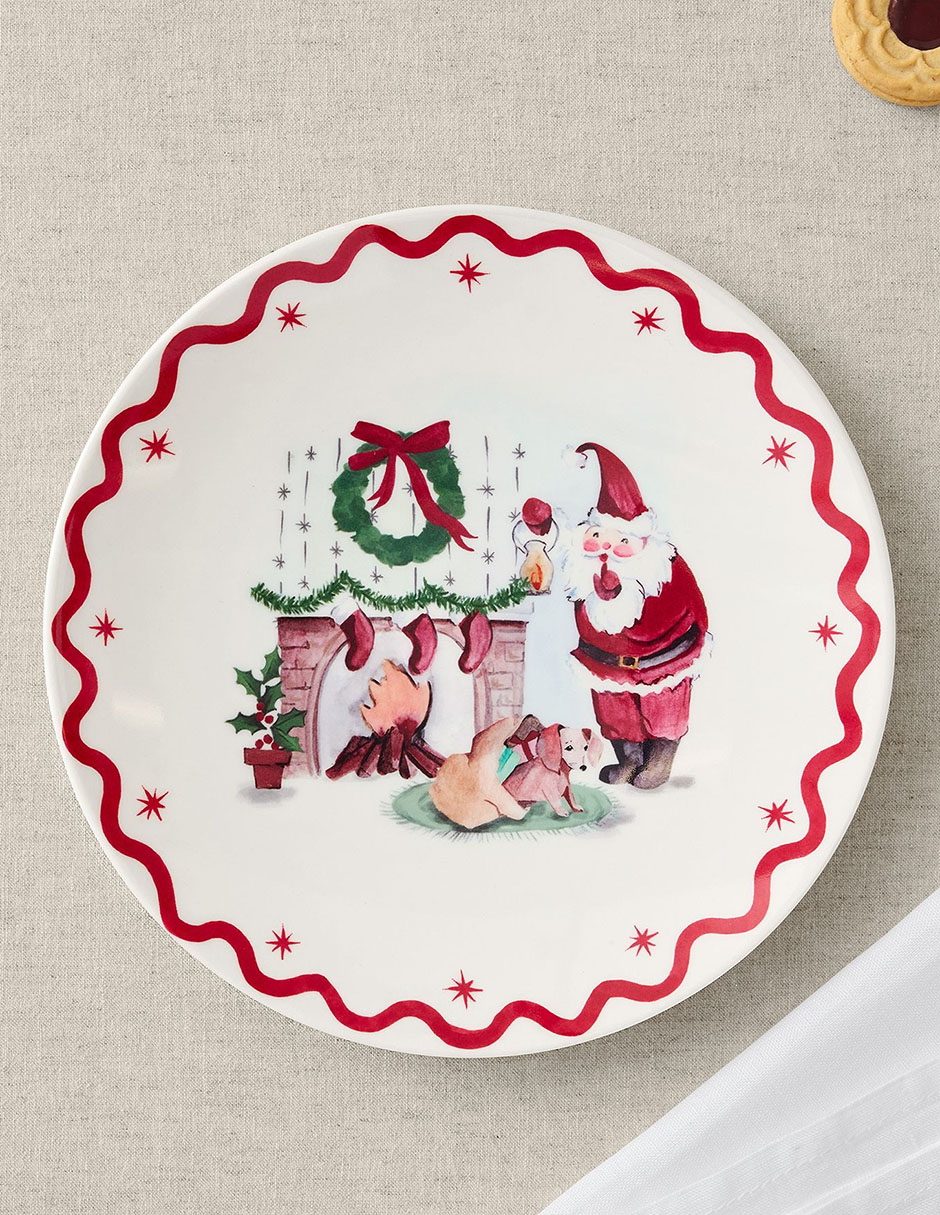Plato Classic Christmas de melamina