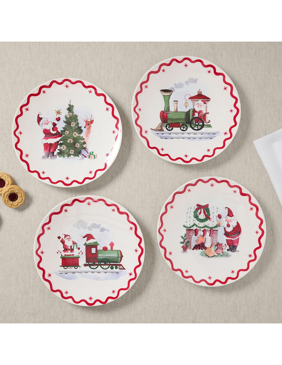 Plato Classic Christmas de melamina