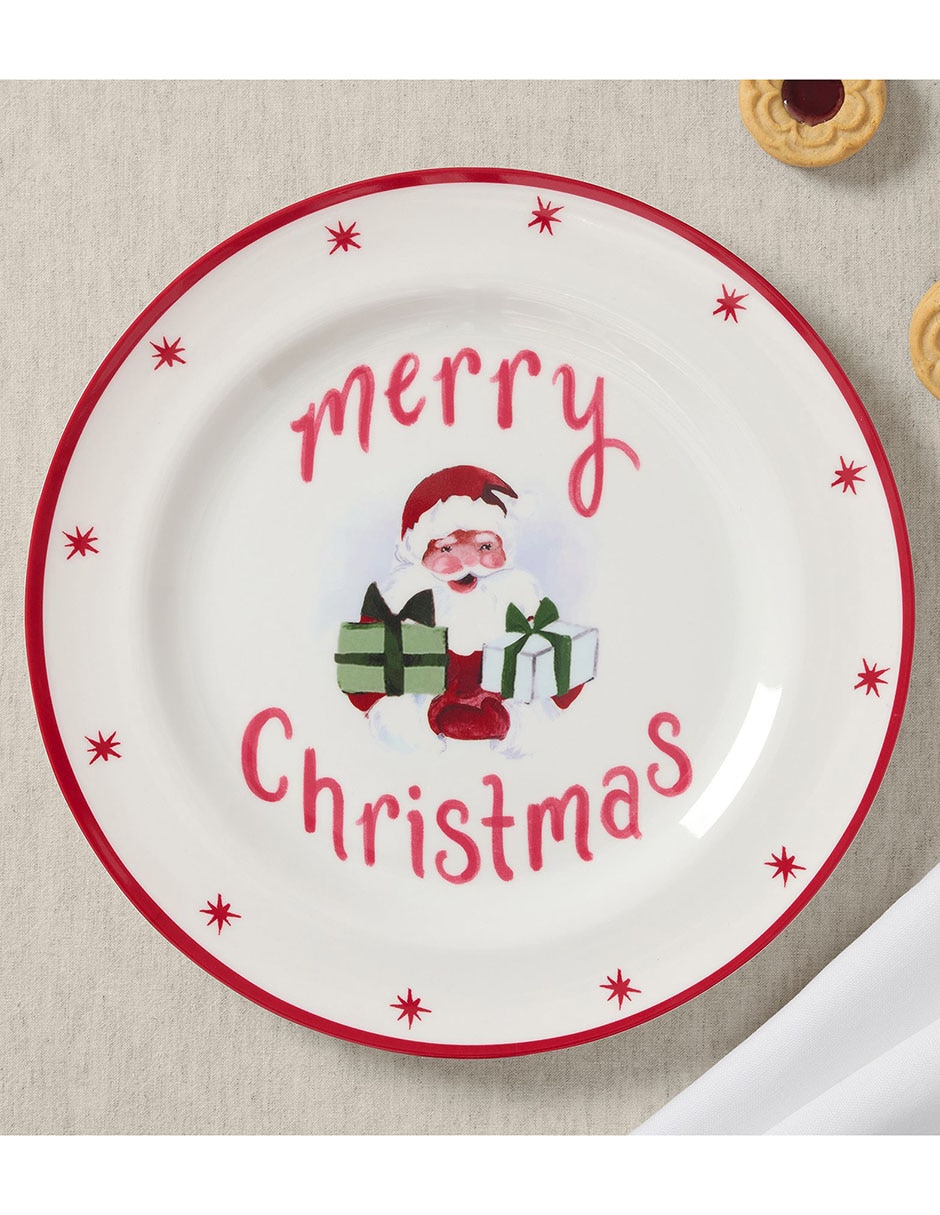 Plato base Classic Christmas de melamina