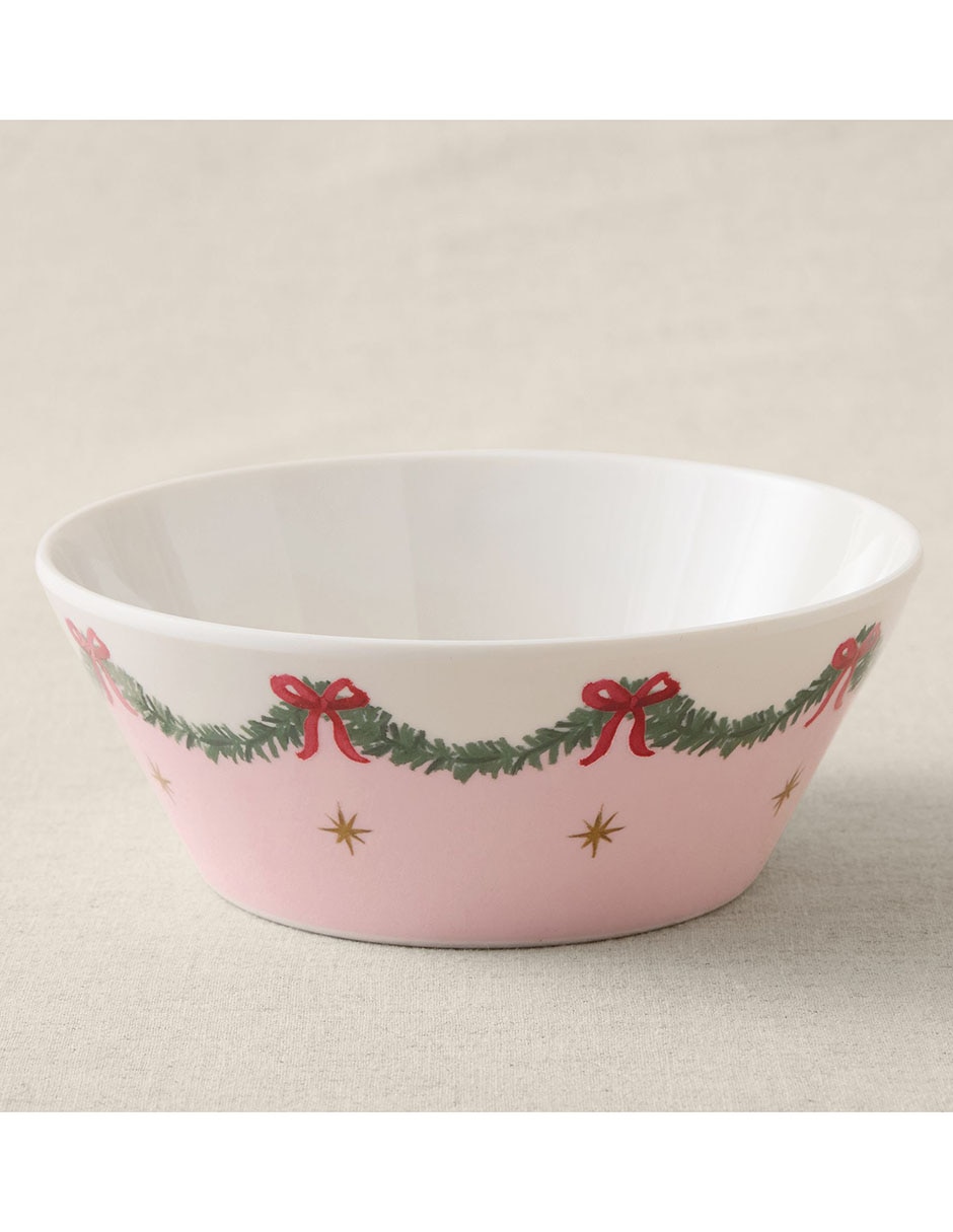 Bowl Pink Christmas