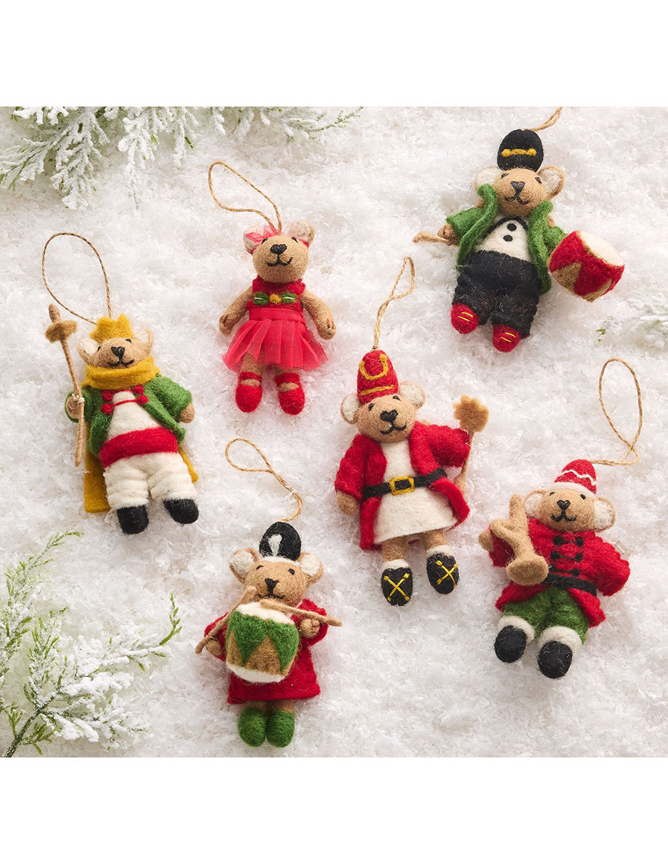 Set de ornamentos oso 2
