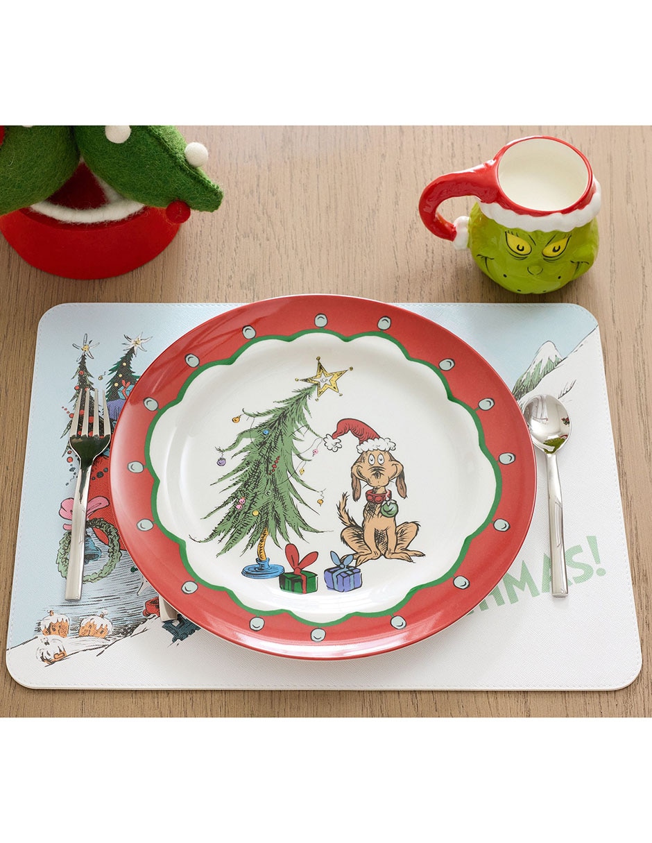 Plato base The Grinch de melamina