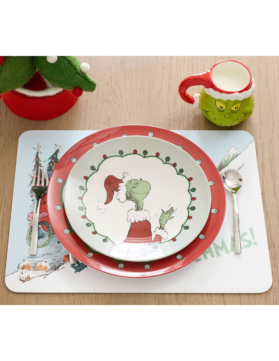 Plato Heritage The Grinch de melamina